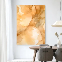 Wandkleed Liquid Cinnamon in maat en frame naar keuze