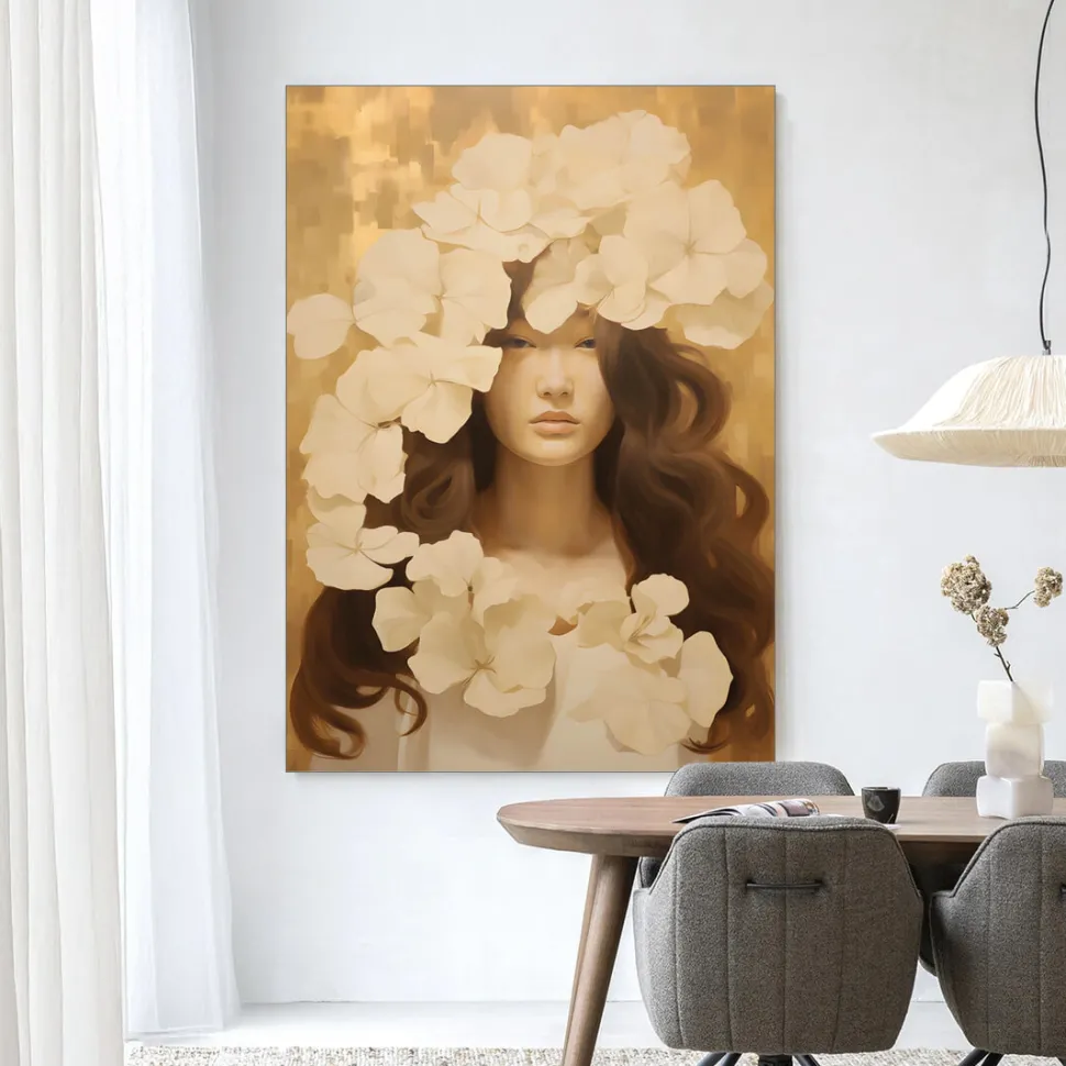 Wandkleed Lola in maat en frame naar keuze