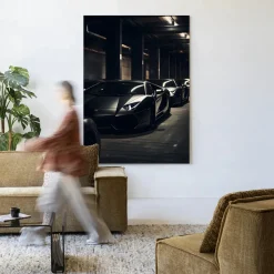 Wandkleed Luxury Drive in maat en frame naar keuze