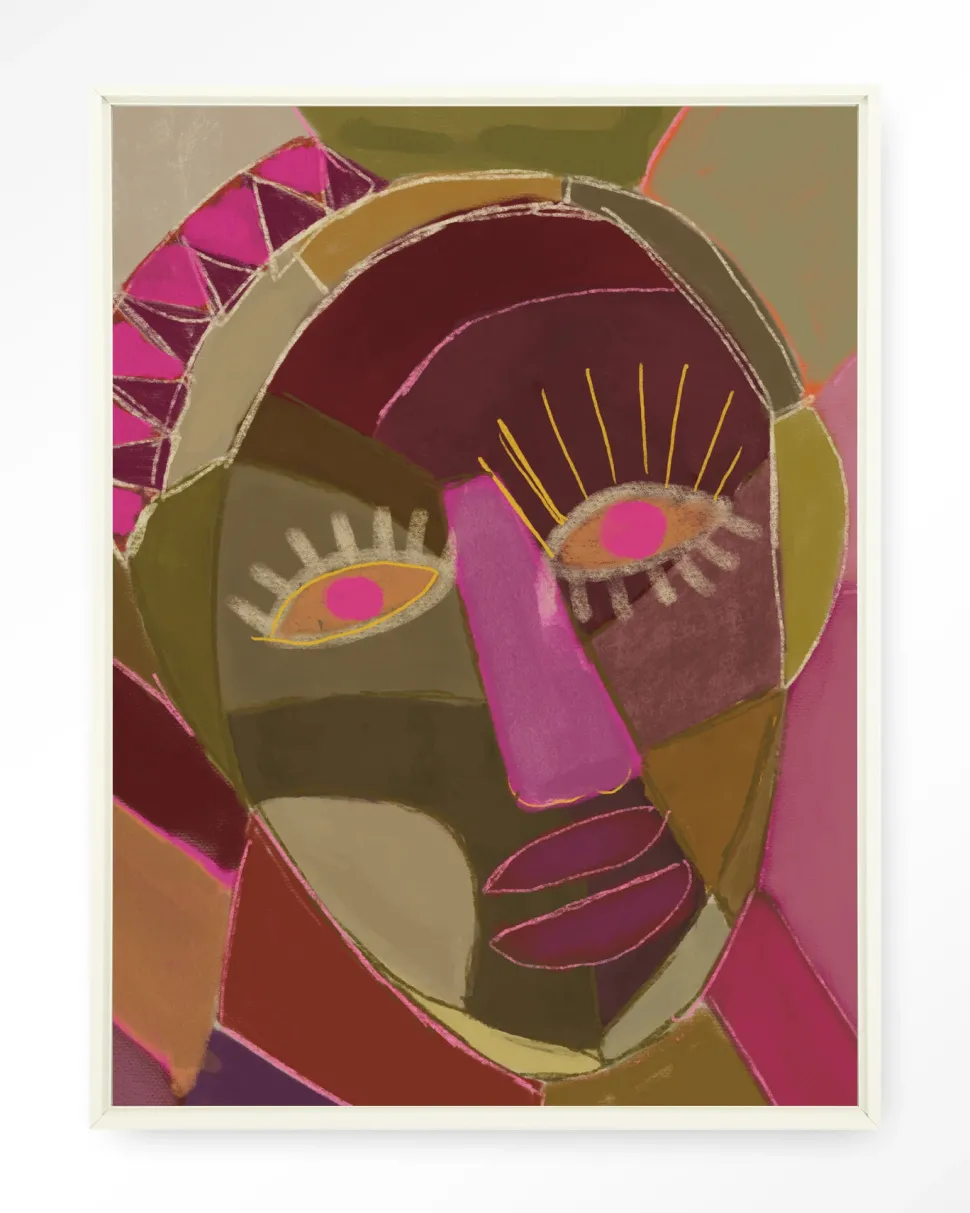 Wandkleed Mas Que Nada in maat en frame naar keuze