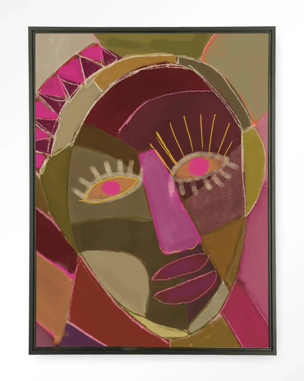 Wandkleed Mas Que Nada in maat en frame naar keuze