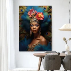 Wandkleed Maua in maat en frame naar keuze