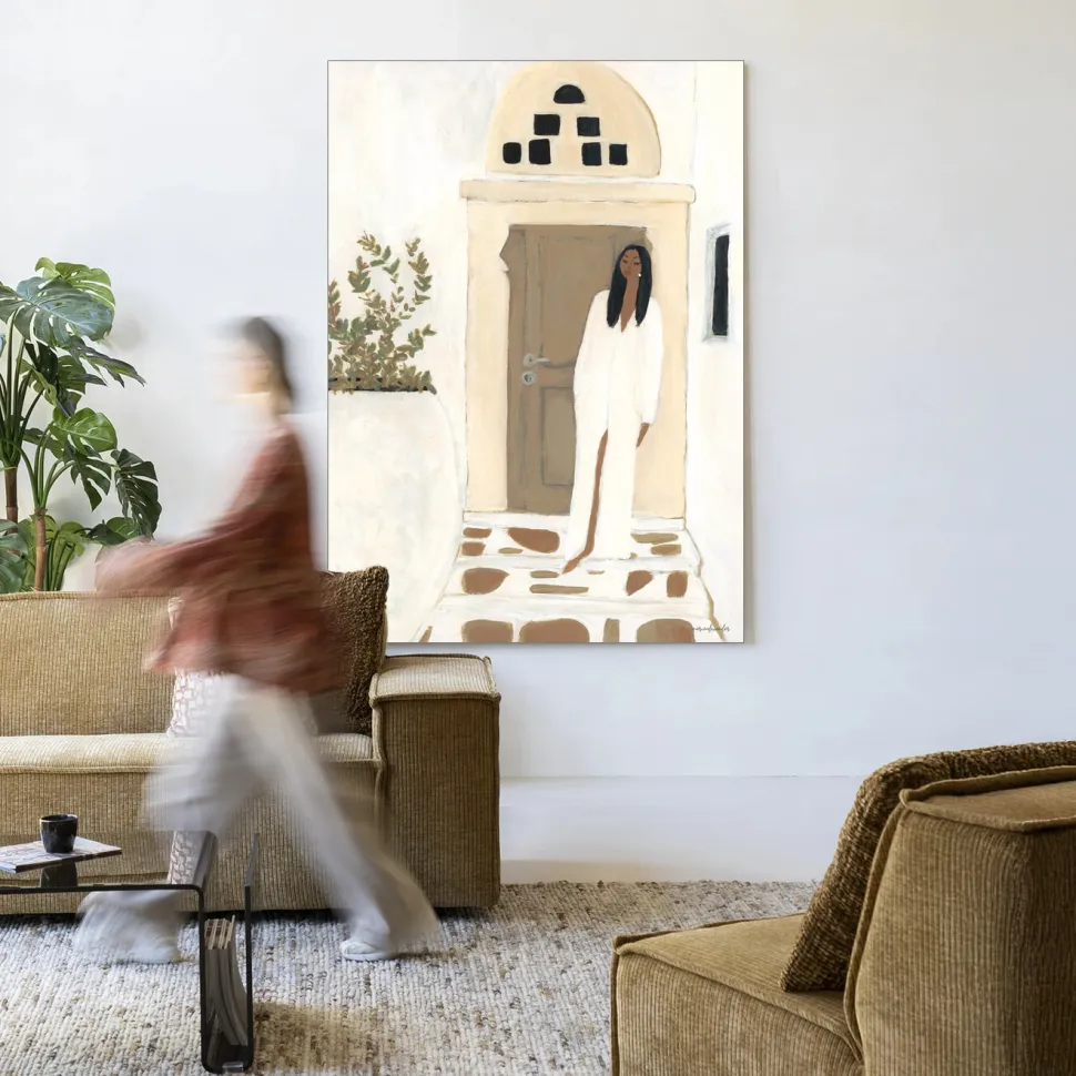 Wandkleed Mediterranean Dream in maat en frame naar keuze