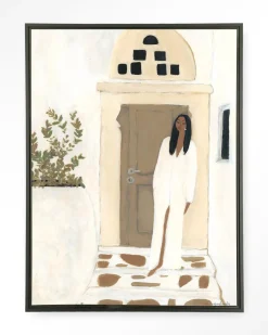 Wandkleed Mediterranean Dream in maat en frame naar keuze