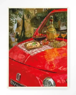 Wandkleed Meranda in maat en frame naar keuze