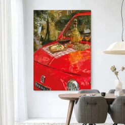 Wandkleed Meranda in maat en frame naar keuze