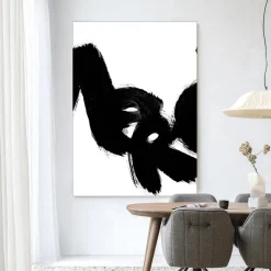 Wandkleed Merci in maat en frame naar keuze