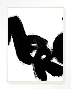 Wandkleed Merci in maat en frame naar keuze