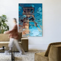 Wandkleed Mirror Me in maat en frame naar keuze