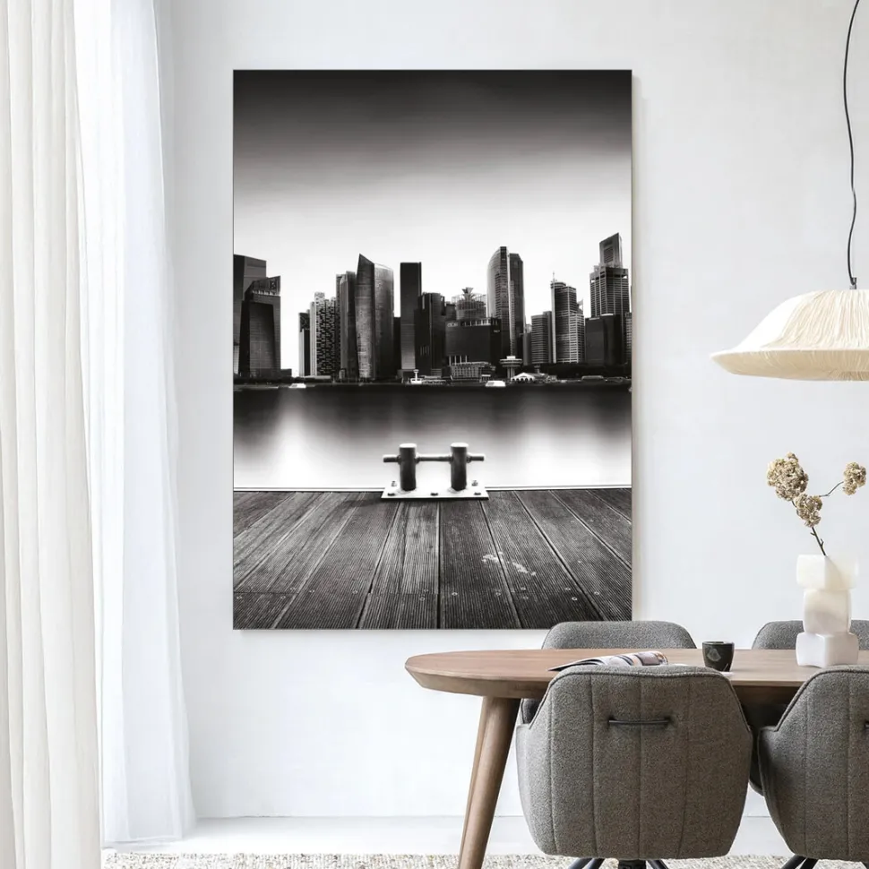 Wandkleed Momentarily Silent in maat en frame naar keuze