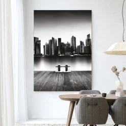 Wandkleed Momentarily Silent in maat en frame naar keuze