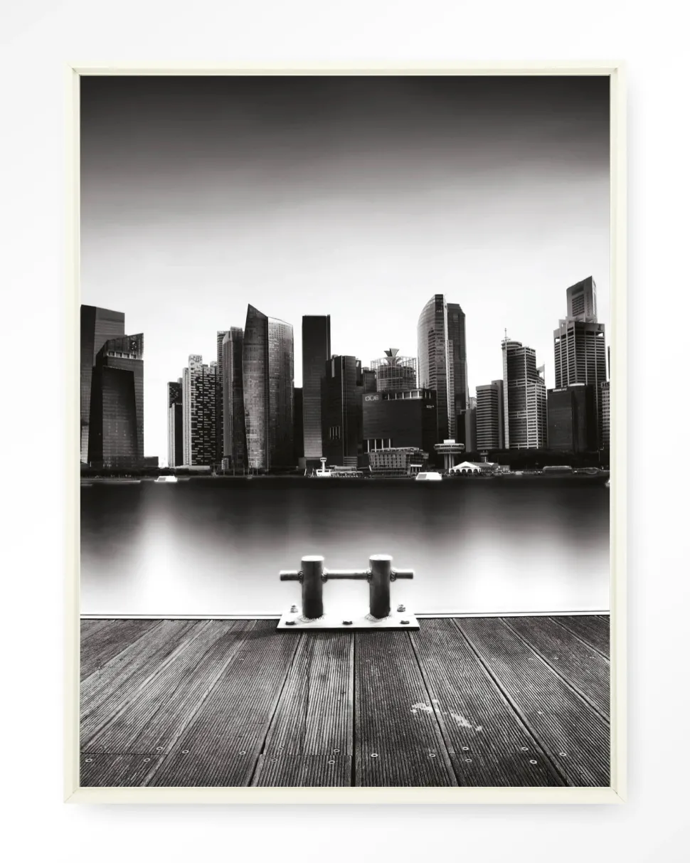 Wandkleed Momentarily Silent in maat en frame naar keuze