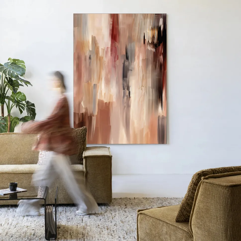 Wandkleed Monterosso in maat en frame naar keuze