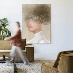 Wandkleed Mood Cloud in maat en frame naar keuze