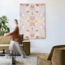 Wandkleed Mountain Lion in maat en frame naar keuze