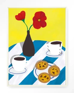 Wandkleed Nata Afternoon in maat en frame naar keuze