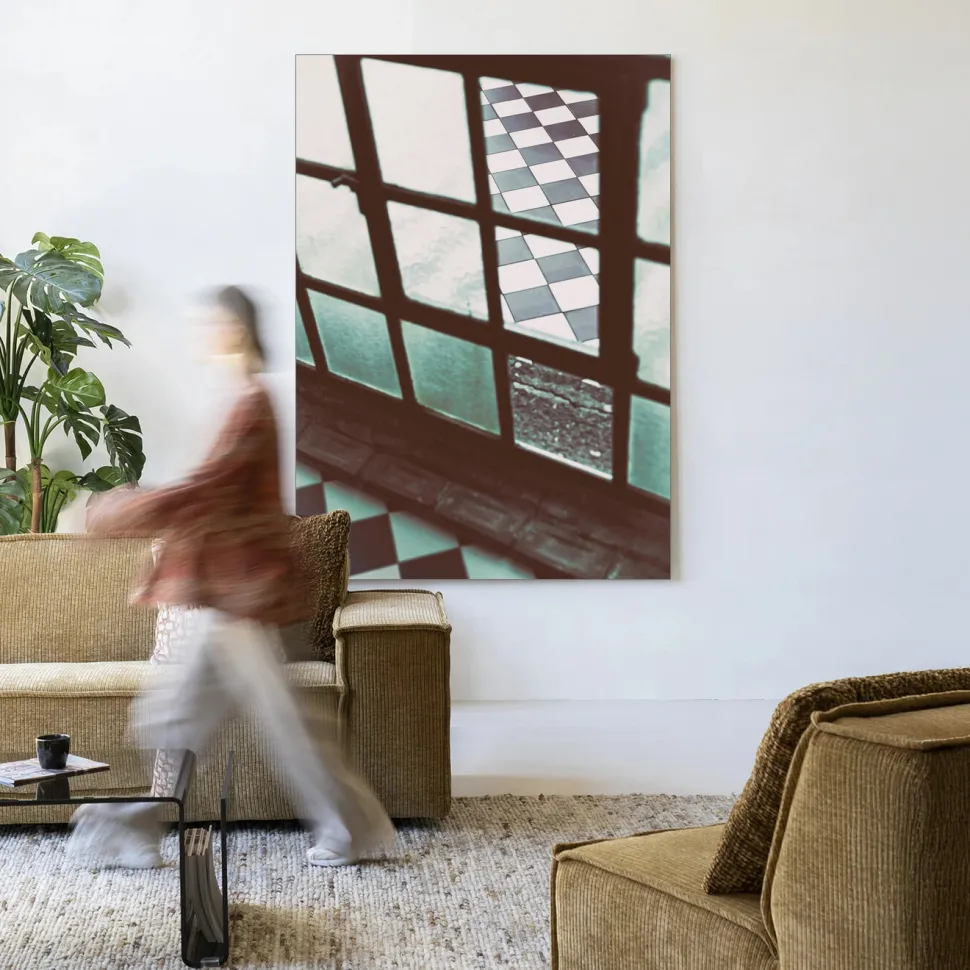 Wandkleed No Squaring @ My Door in maat en frame naar keuze