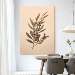 Wandkleed Oliva in maat en frame naar keuze