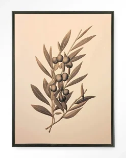 Wandkleed Oliva in maat en frame naar keuze