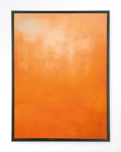 Wandkleed Orange in maat en frame naar keuze