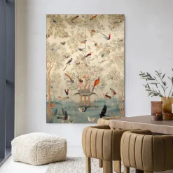 Wandkleed Oriental Day in maat en frame naar keuze