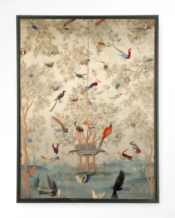 Wandkleed Oriental Day in maat en frame naar keuze