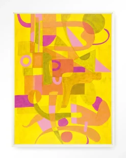 Wandkleed Otono Dorado in maat en frame naar keuze