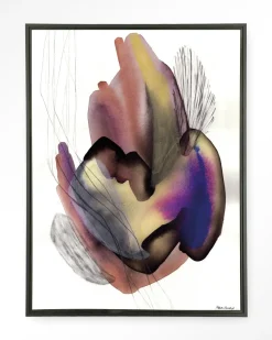 Wandkleed Oyster in maat en frame naar keuze