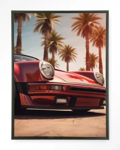 Wandkleed Palm Springs in maat en frame naar keuze