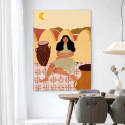 Wandkleed Paradise Found in maat en frame naar keuze