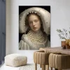 Wandkleed Pearl Princess in maat en frame naar keuze
