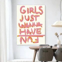 Wandkleed P.S Written By A Girl in maat en frame naar keuze