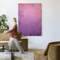 Wandkleed Purple in maat en frame naar keuze