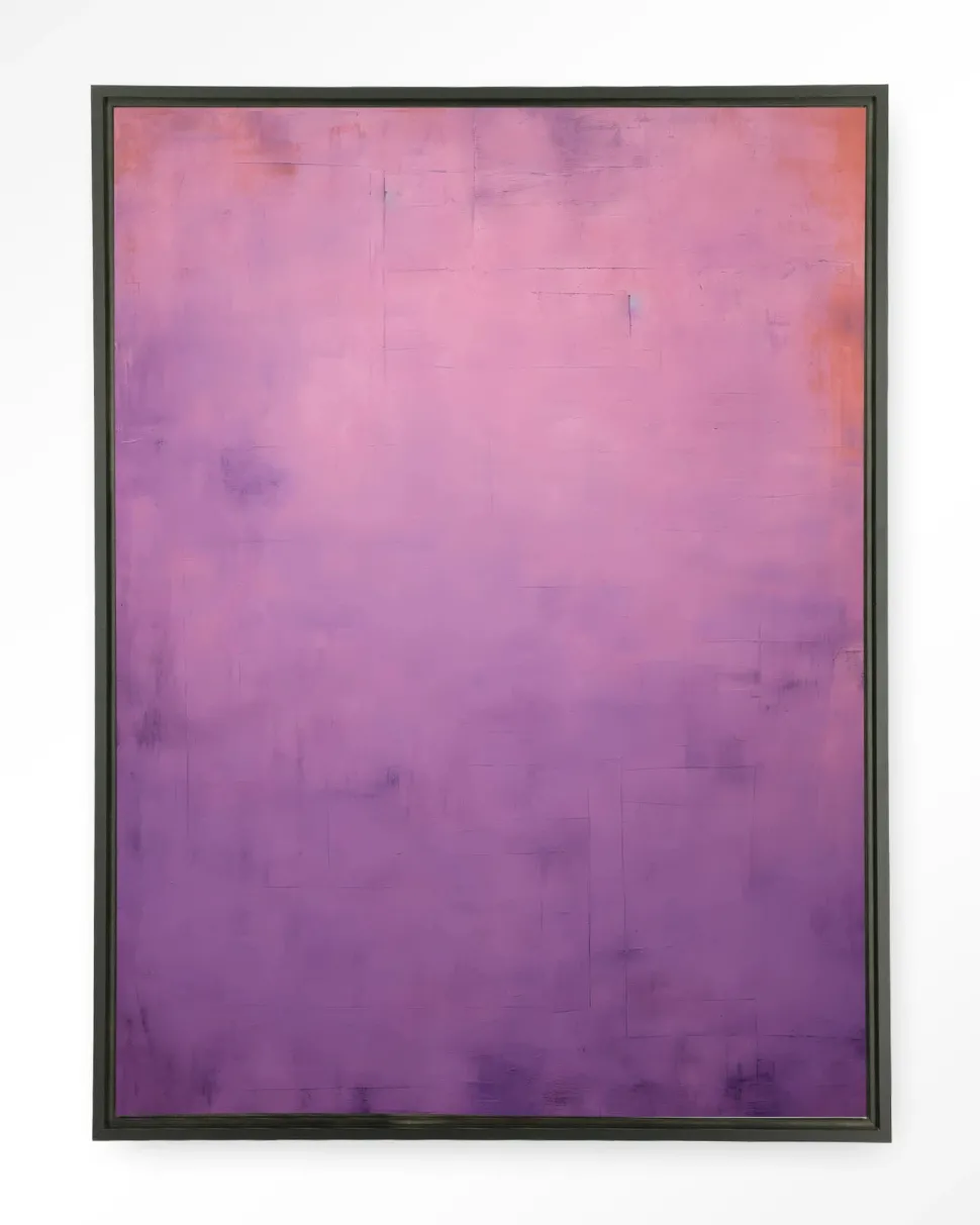 Wandkleed Purple in maat en frame naar keuze