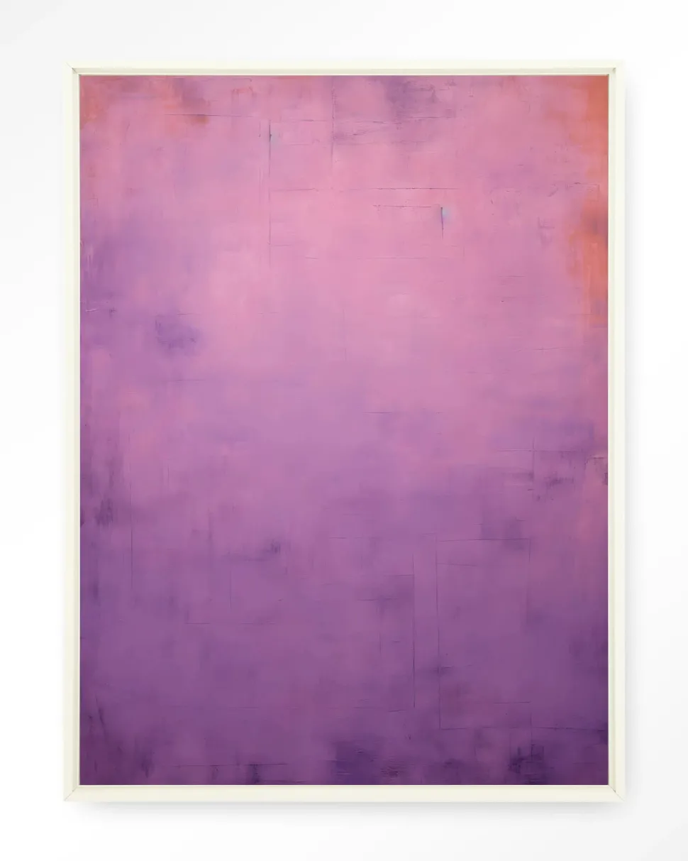 Wandkleed Purple in maat en frame naar keuze