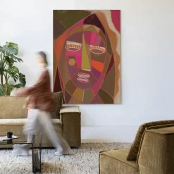 Wandkleed Quamatcha in maat en frame naar keuze