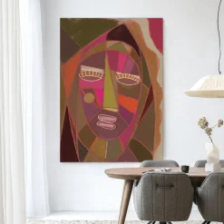 Wandkleed Quamatcha in maat en frame naar keuze