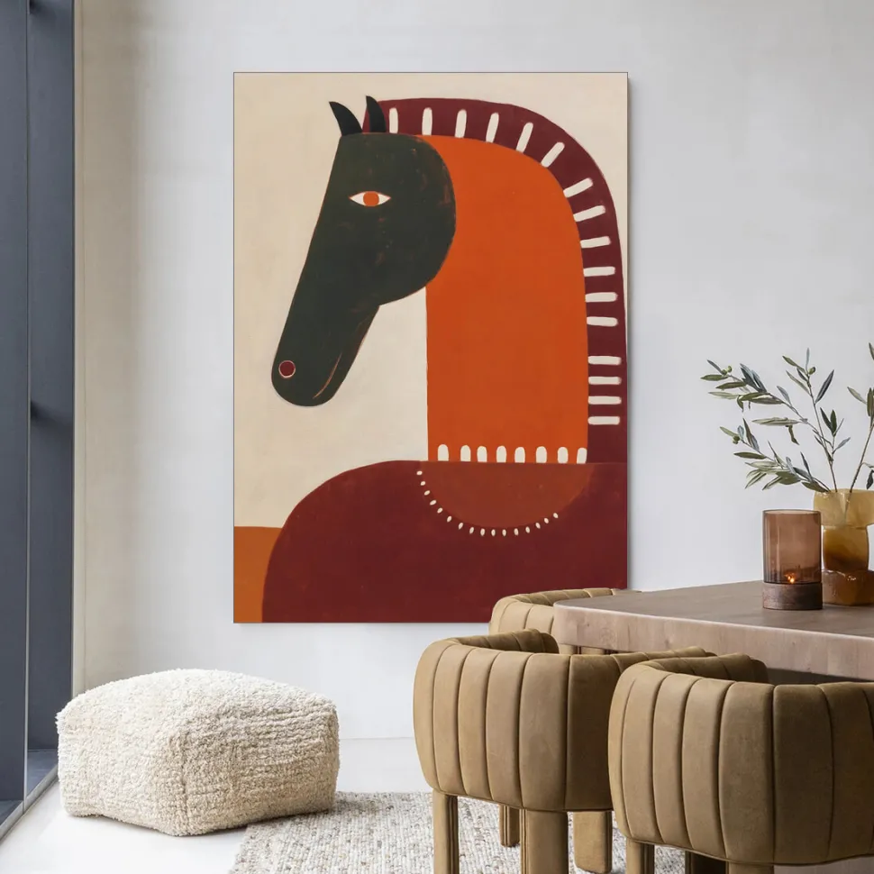 Wandkleed Quiet Guardians in maat en frame naar keuze