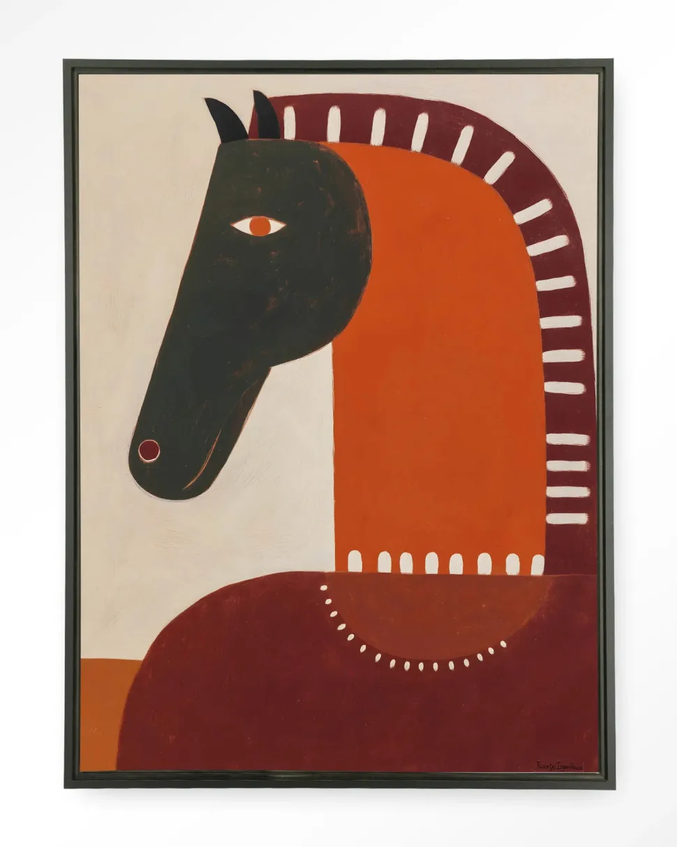 Wandkleed Quiet Guardians in maat en frame naar keuze