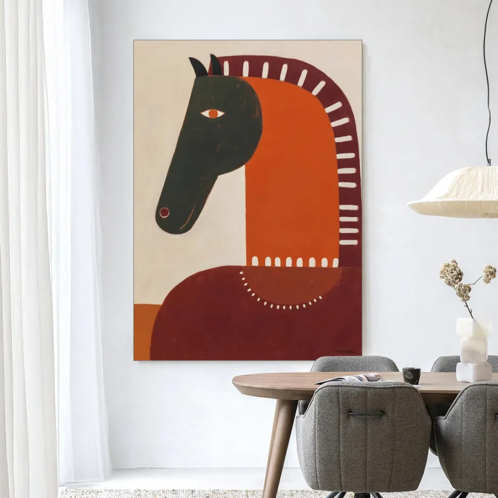 Wandkleed Quiet Guardians in maat en frame naar keuze