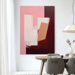 Wandkleed Red Fields in maat en frame naar keuze