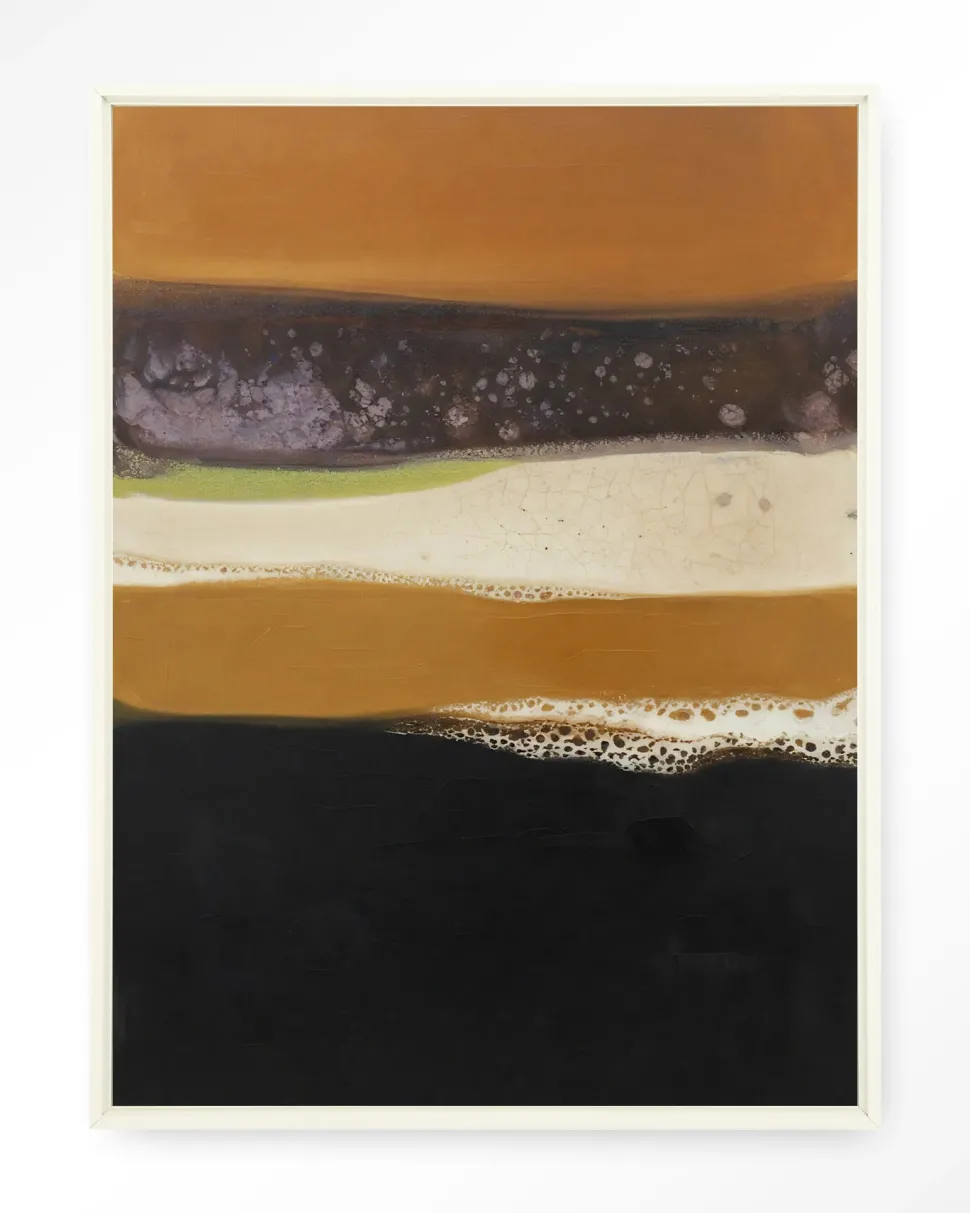 Wandkleed Retro Perspective in maat en frame naar keuze