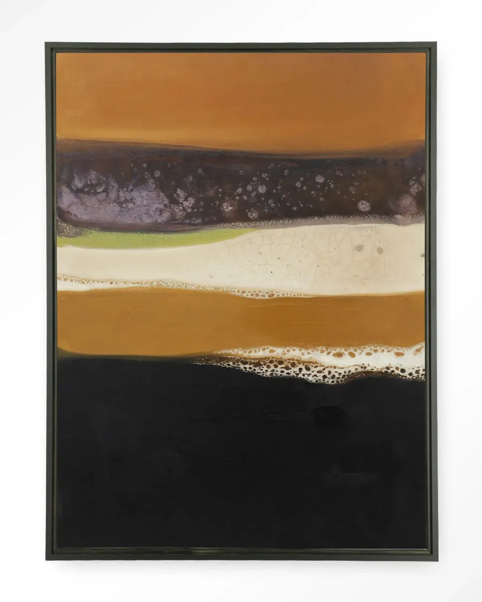 Wandkleed Retro Perspective in maat en frame naar keuze