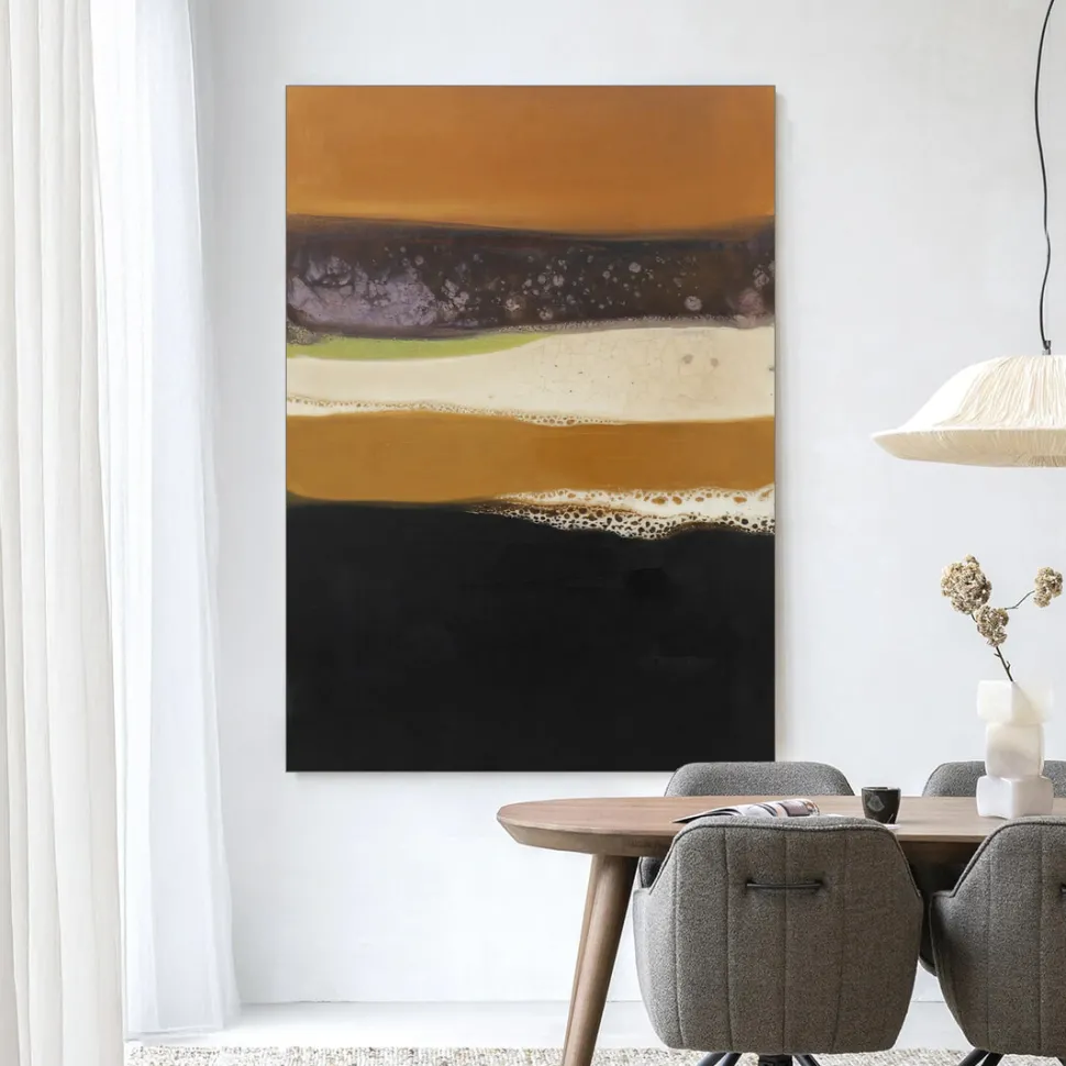 Wandkleed Retro Perspective in maat en frame naar keuze