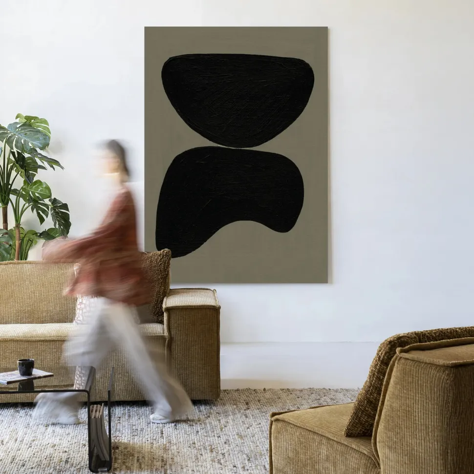 Wandkleed Rock Balance in maat en frame naar keuze