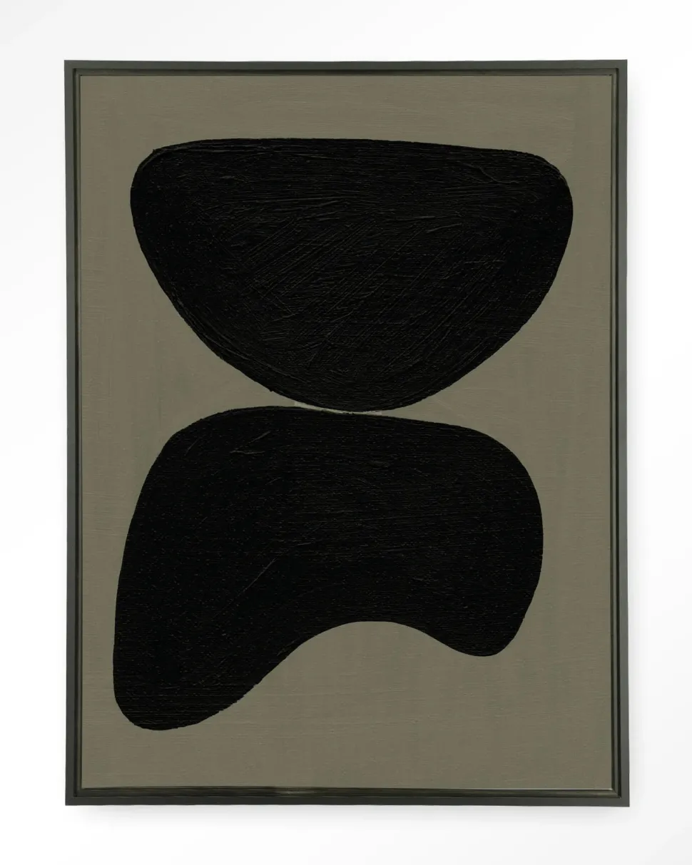 Wandkleed Rock Balance in maat en frame naar keuze