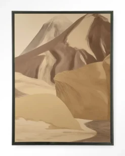 Wandkleed Rocky Mountain in maat en frame naar keuze