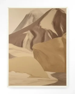 Wandkleed Rocky Mountain in maat en frame naar keuze