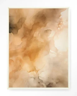 Wandkleed Rusty Clouds in maat en frame naar keuze