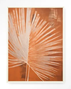 Wandkleed Rusty Palm in maat en frame naar keuze
